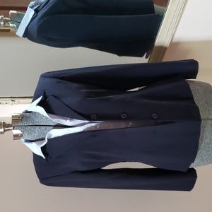 Rafaella Navy Dark Blue Blazer Suit Jacket Classy Lined Womens 6